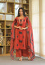 The jaipuri style: yoke detailed cotton three piece set Eraya