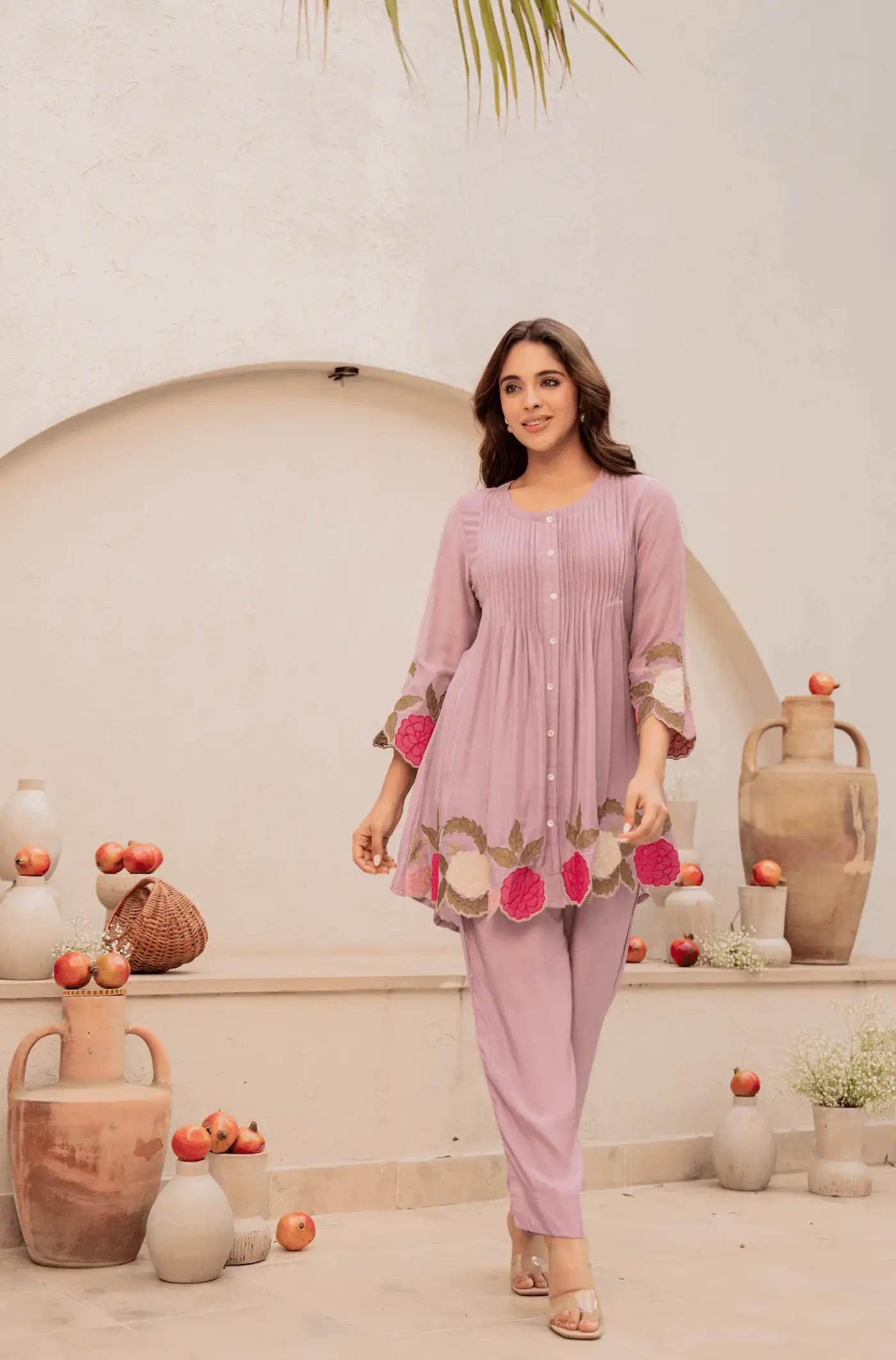 Beautiful cotton designer co-ord set Main image