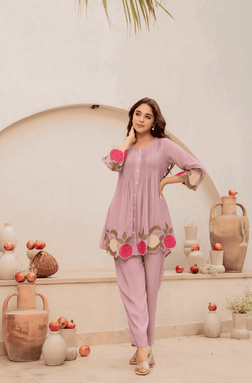 Beautiful cotton designer co-ord set