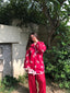 Shree Albeli Pink Chanderi Farshi-Salwar Set