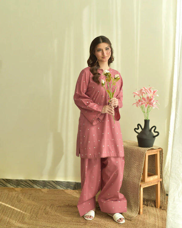 Shree Albeli Blush Hearts-Dupatta Set