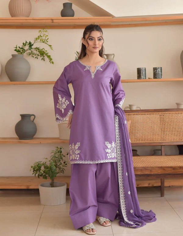Shree Albeli Embroidered Ruhi Dupatta Set