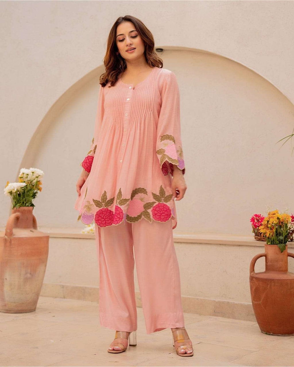 Beautiful cotton designer co-ord set