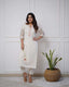Heavy cotton exquisite sequence & thread embroidery work kurti set - Eraya