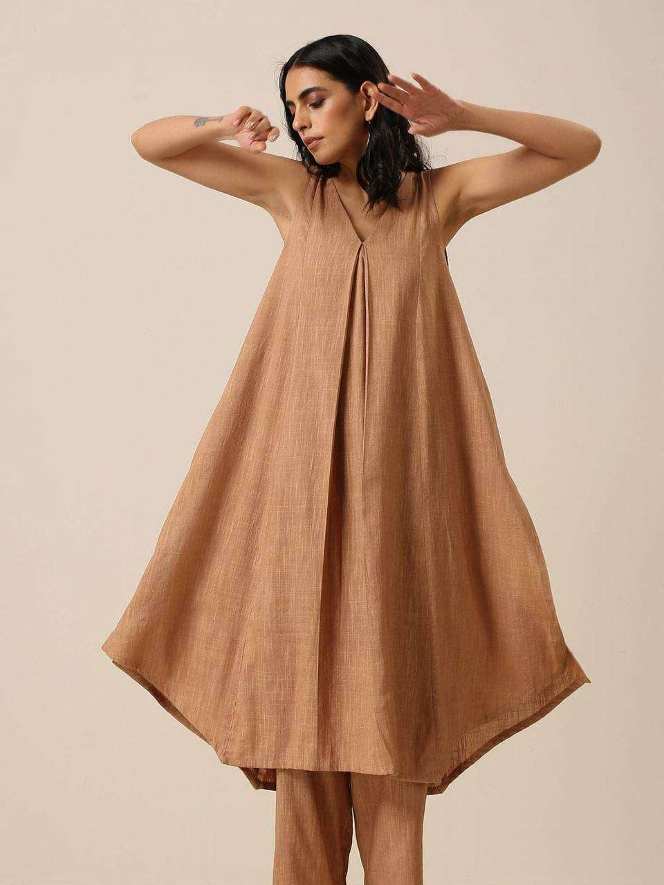 Fine cotton slub fabric summer special co-ord set Secondary image