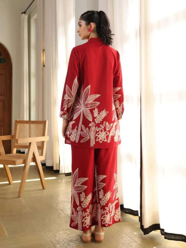 Digital printed pure cotton co-ord set Eraya