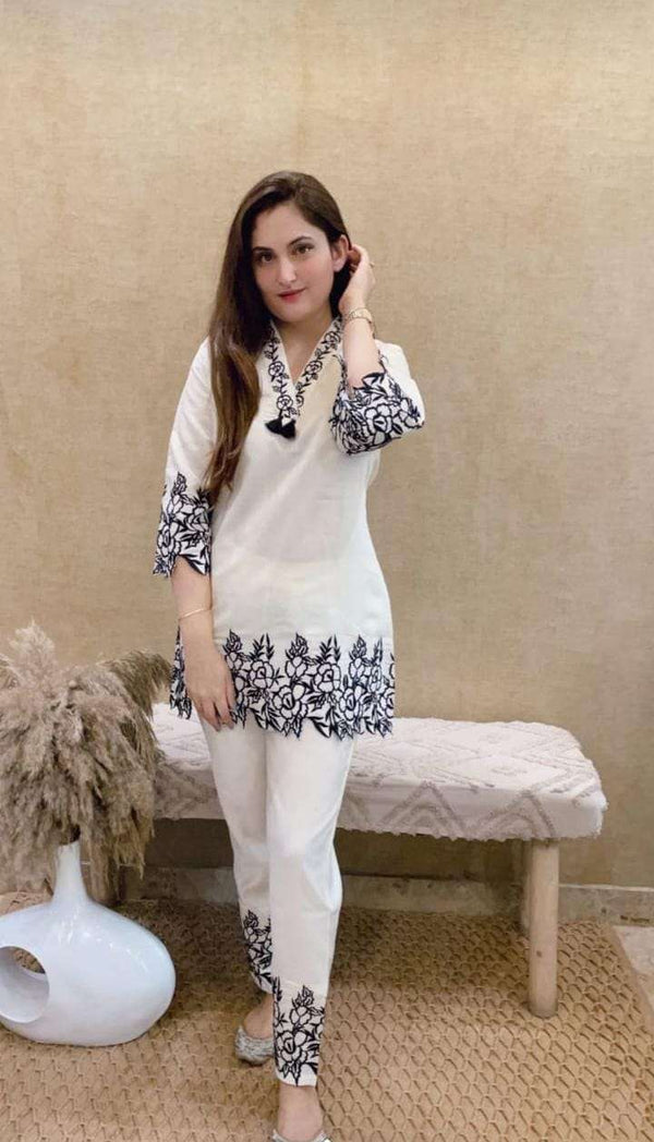 Beautiful designer cotton co-ord set Eraya