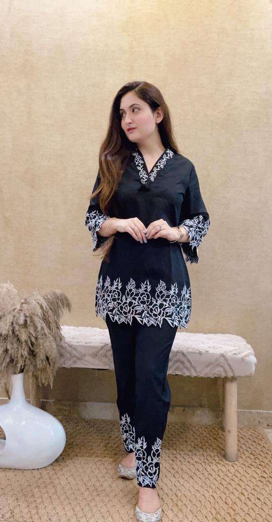 Beautiful designer cotton co-ord set Eraya