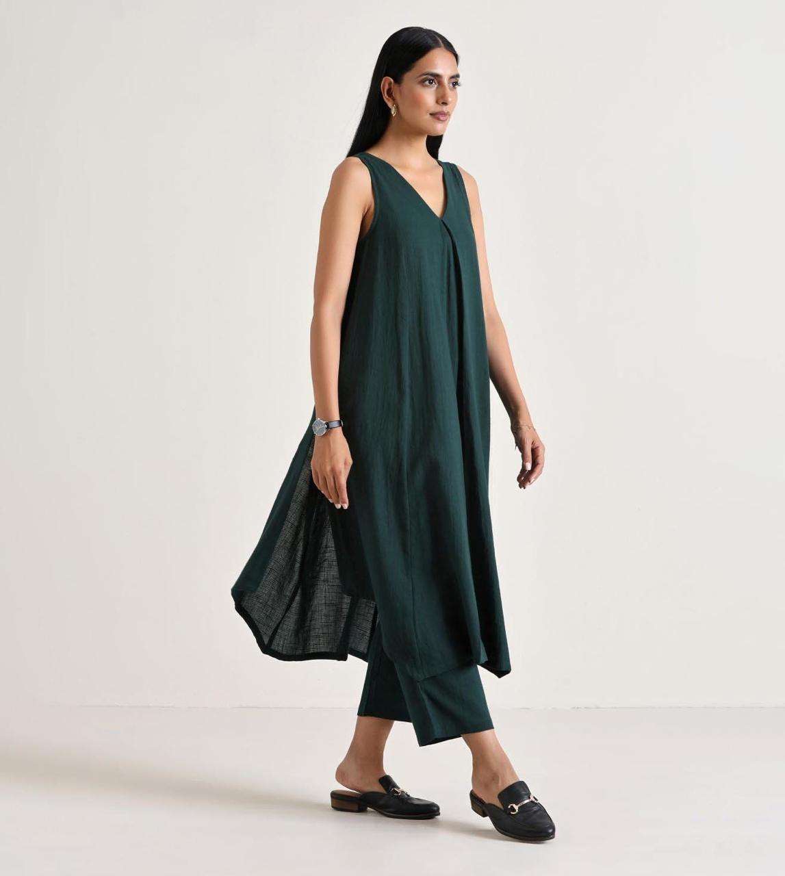 The western chic cut pattern cotton co-ord set Eraya Main image
