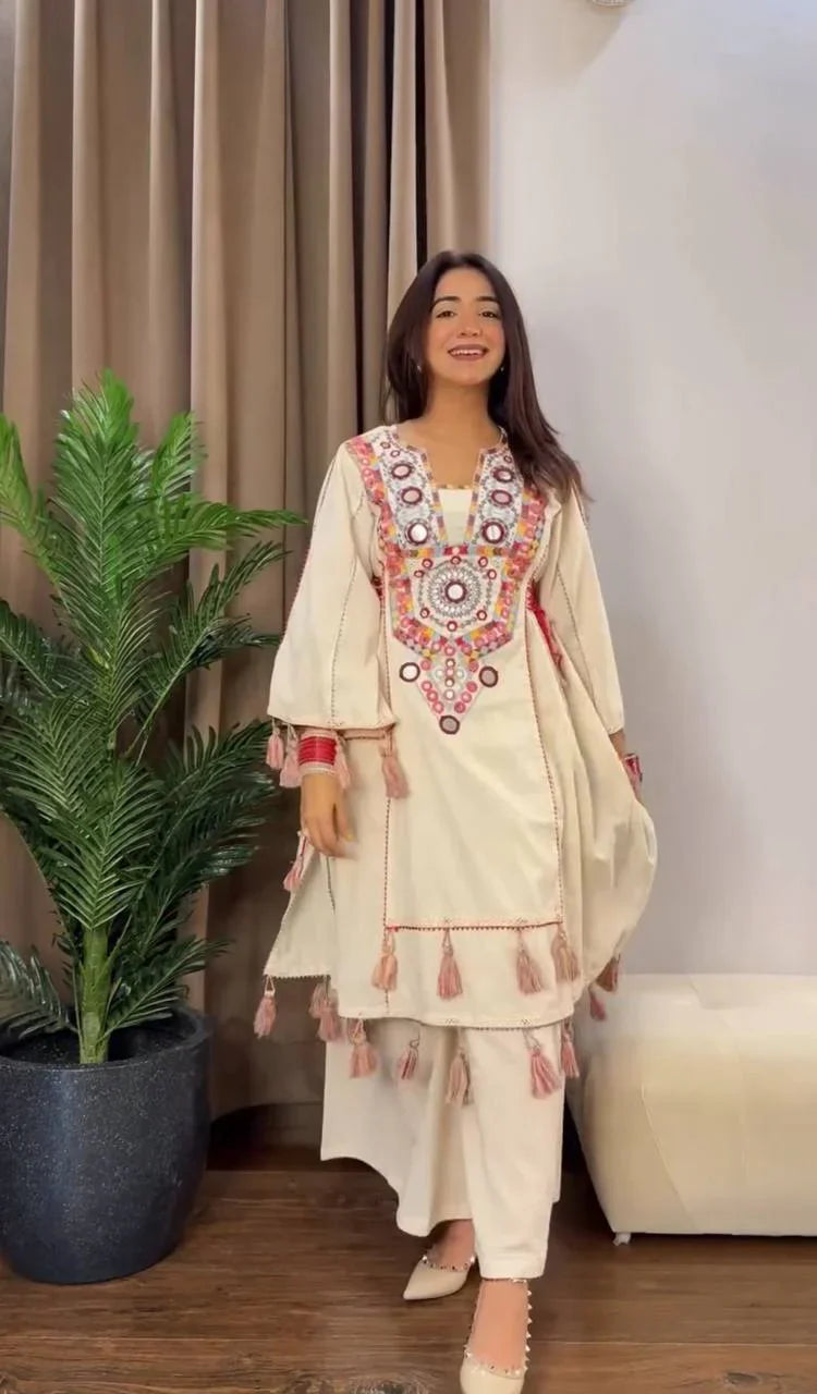 Navratri special cotton co-ord set (set of 2)