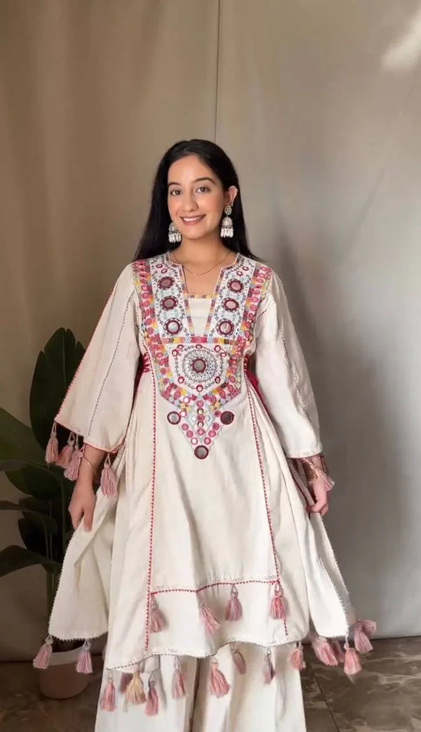 Navratri special cotton co-ord set (set of 2)