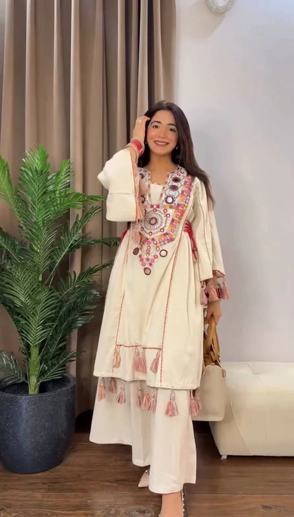 Navratri special cotton co-ord set (set of 2)